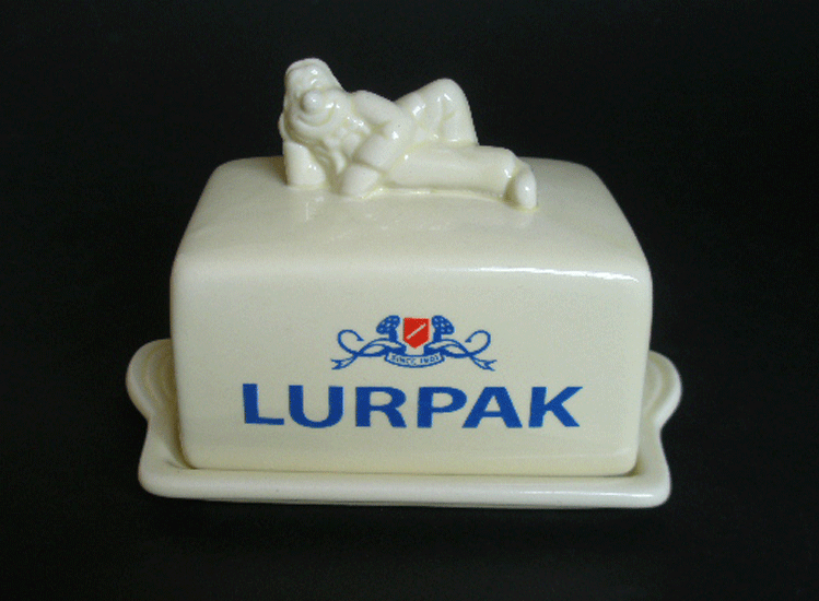 VINTAGE LURPAK DOUGLAS BUTTER DISH A Pretty Penny Antique, Vintage