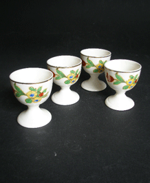 1920s CHINA EGG CUPS (x4)