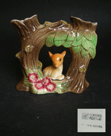 1960s HORNSEA FAUNA ROYAL DOUBLE VASE MOULD 52