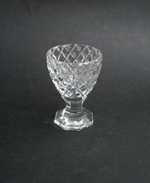 VINTAGE CUT GLASS EGG CUP
