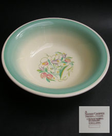  SUSIE COOPER DRESDEN SPRAY SERVING BOWL