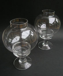 DARTINGTON GLASS CANDLELAMPS FT162  DESIGNED BY FRANK THROWER