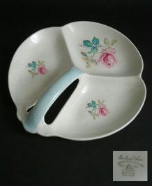 BURLEIGH WARE THREE SECTIONED DISH