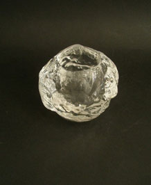 KOSTA BODA SNOWBALL VOTIVE 9INCH
