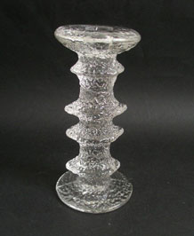  IITTALA FINLAND FESTIVO FOUR RING CANDLESTICK  DESIGNED BY TIMO SARPANEVA (1966)