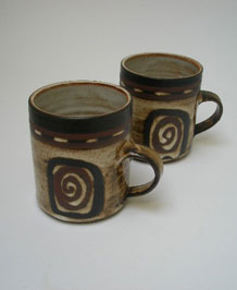         J & G MEAKIN GALAXY COFFEE SET DESIGNED BY JESSIE TAIT 1971 ON THE STUDIO SHAPE