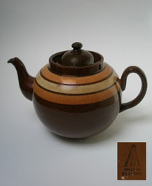                                                                                                                                                                            1920s A L B ( ALCOCK LINDLEY & BLOORE )  4 PINT TEAPOT