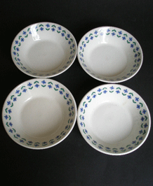 MIDWINTER ROSELLE 16cm BOWLS x 4