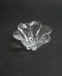 HOLMEGAARD GLASS PETAL CANDLEHOLDER DESIGNED BY SIDSE WERNER