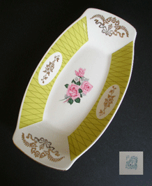 FIGGJO FLINT NORWAY ROSE SANDWICH PLATE