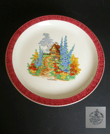 VINTAGE BARKER BROS ROYAL TUDOR WARE CAKE STAND