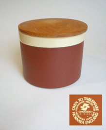 HORNSEA CINNAMON STORAGE JAR