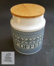 HORNSEA TAPESTRY COFFEE STORAGE JAR