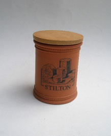 VINTAGE FULHAM POTTERY STILTON STORAGE POT