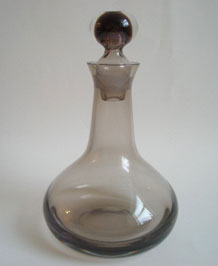         CAITHNESS GLASS LYBSTER  DECANTER DESIGNED BY COLIN TERRIS IN 1972