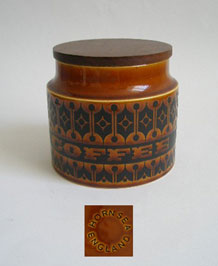 HORNSEA HEIRLOOM COFFEE STORAGE JAR