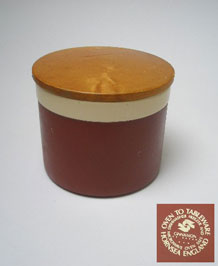                            HORNSEA CINNAMON STORAGE JAR