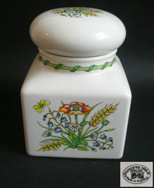 TAUNTON VALE POPPY STORAGE JAR