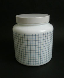 VINTAGE LARGE GLASS STORAGE JAR